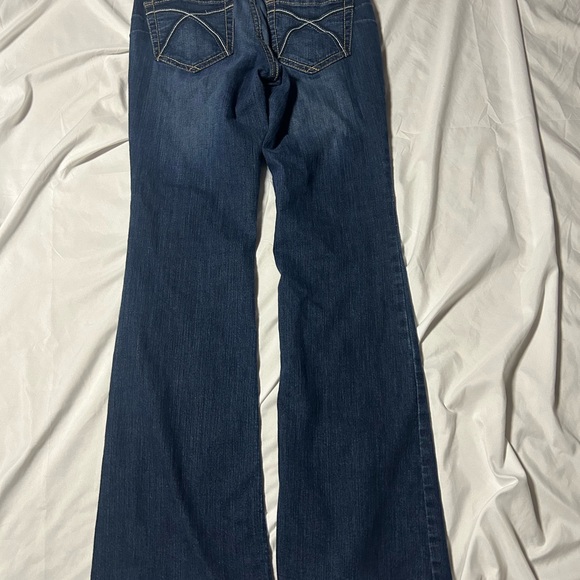 Ariat REAL Denim Jeans Womens 28R Blue Bootcut Stretch Medium Wash Western - Picture 4 of 10